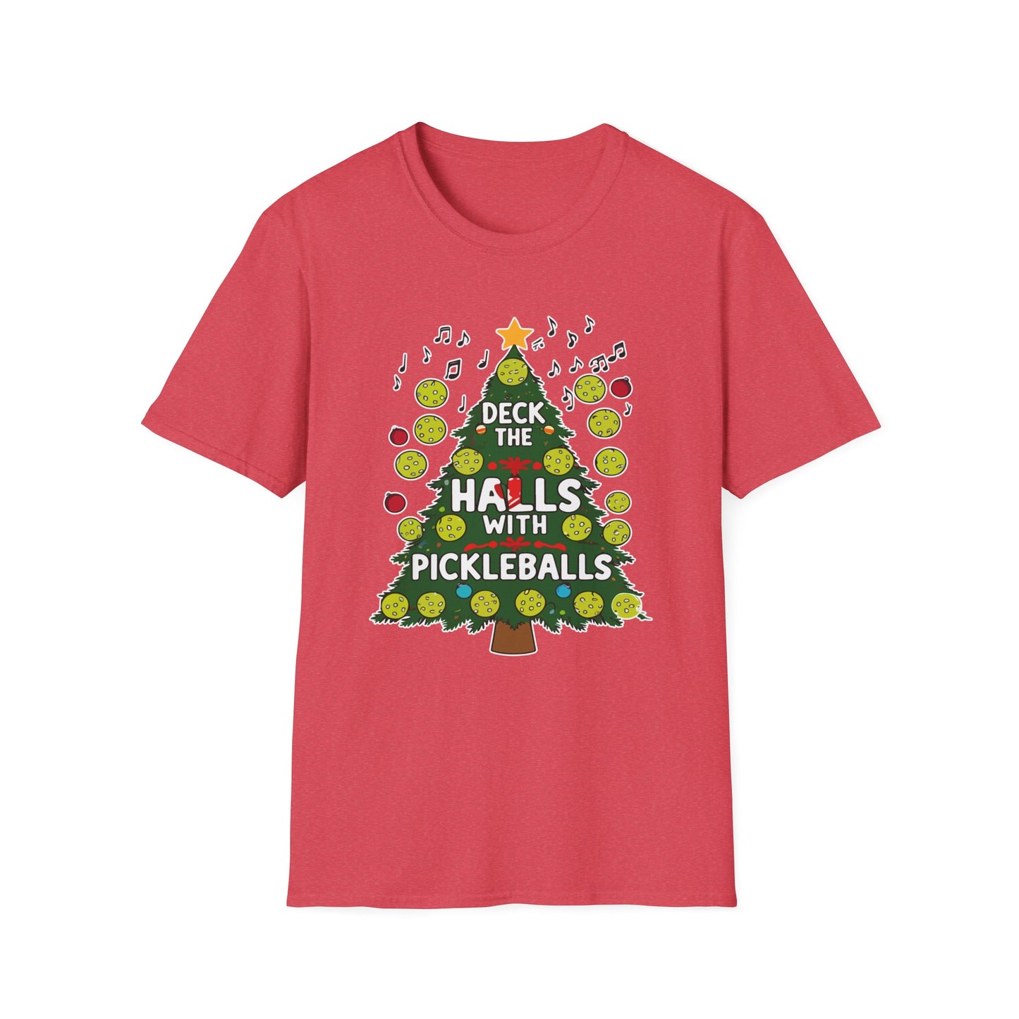 Deck the Halls With Pickleballs T-Shirt
