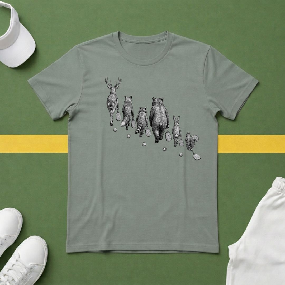 Pickleball Animal Squad T-shirt