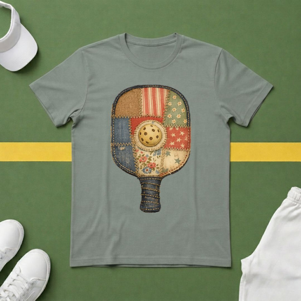 Quilted Style Pickleball Paddle (Actually Printed, not Quilted)