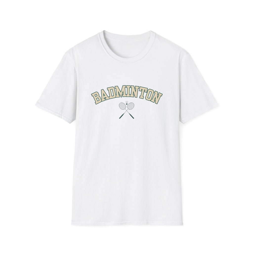 Badminton Varsity Style T-Shirt