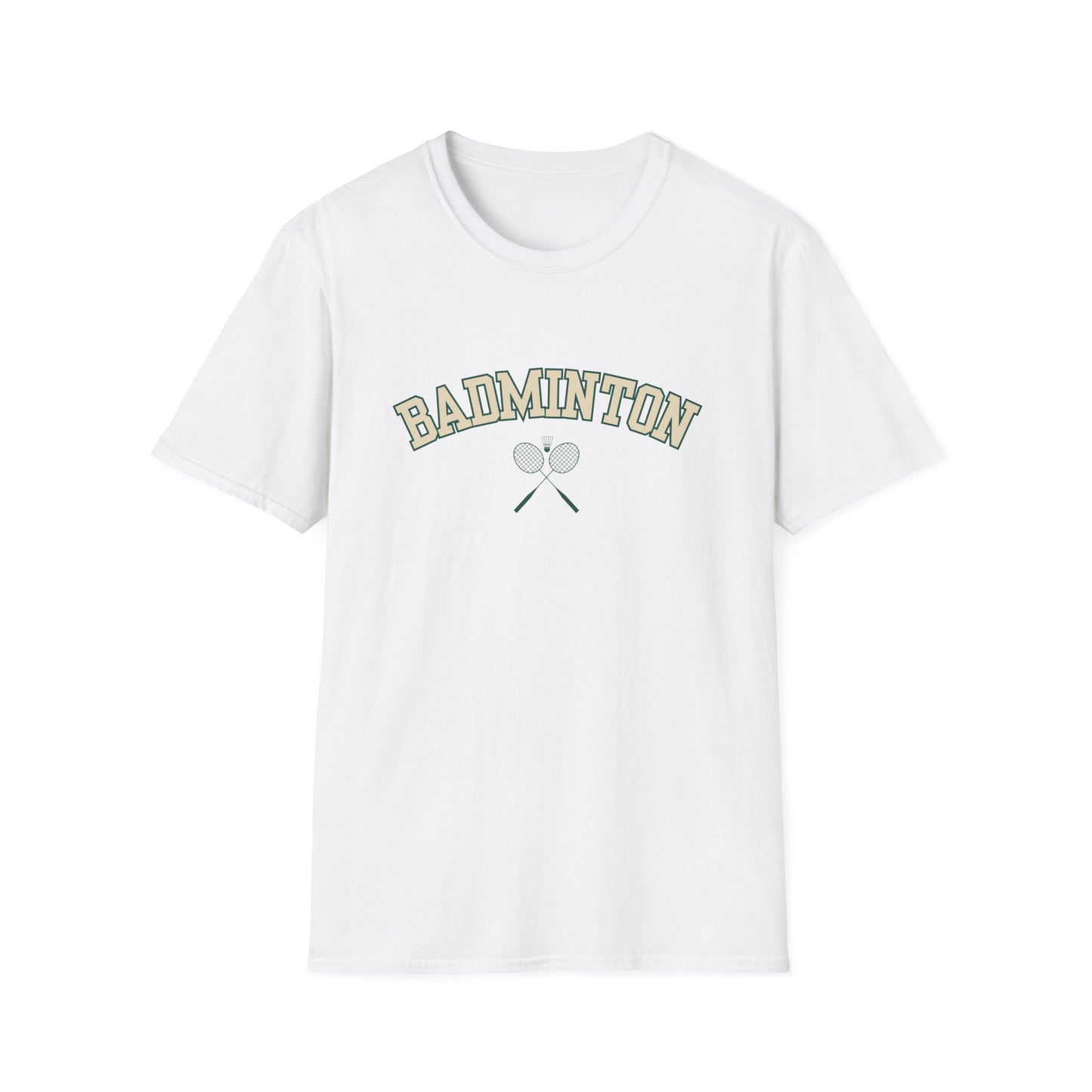 Badminton Varsity Style T-Shirt