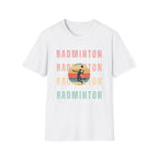 Badminton Retro Rainbow T-shirt