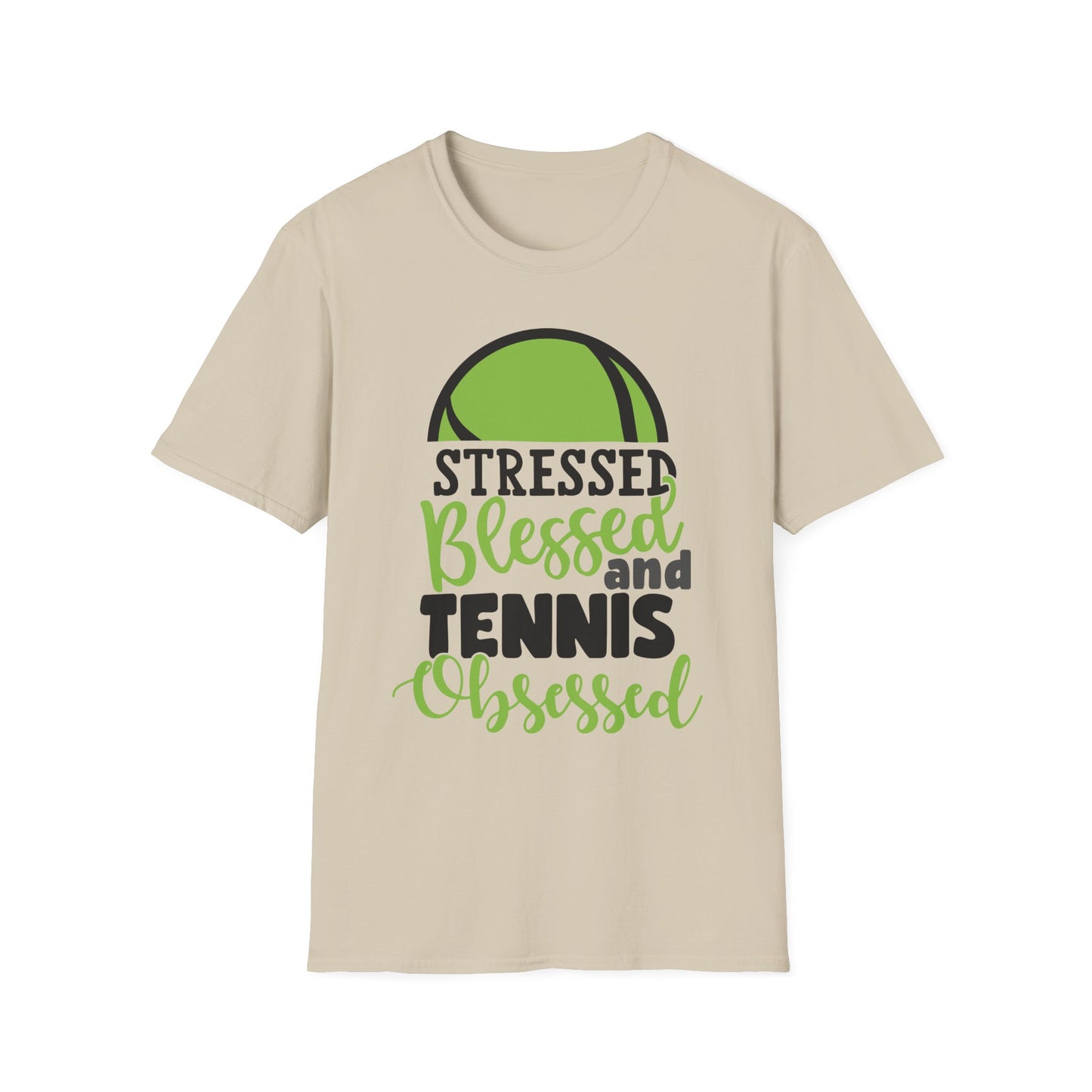 Stressed, Blessed and Tennis Obsessed T-Shirt