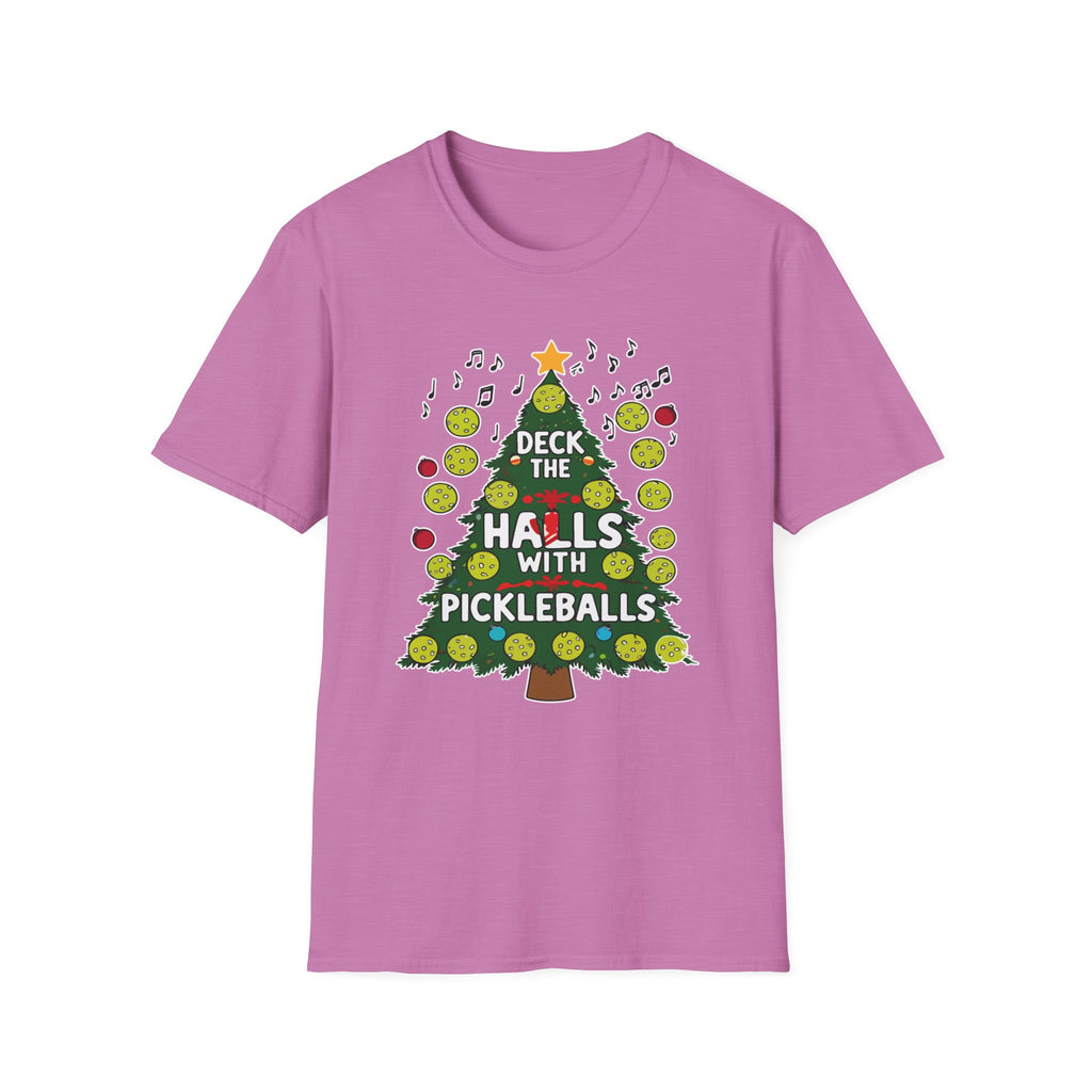 Deck the Halls With Pickleballs T-Shirt