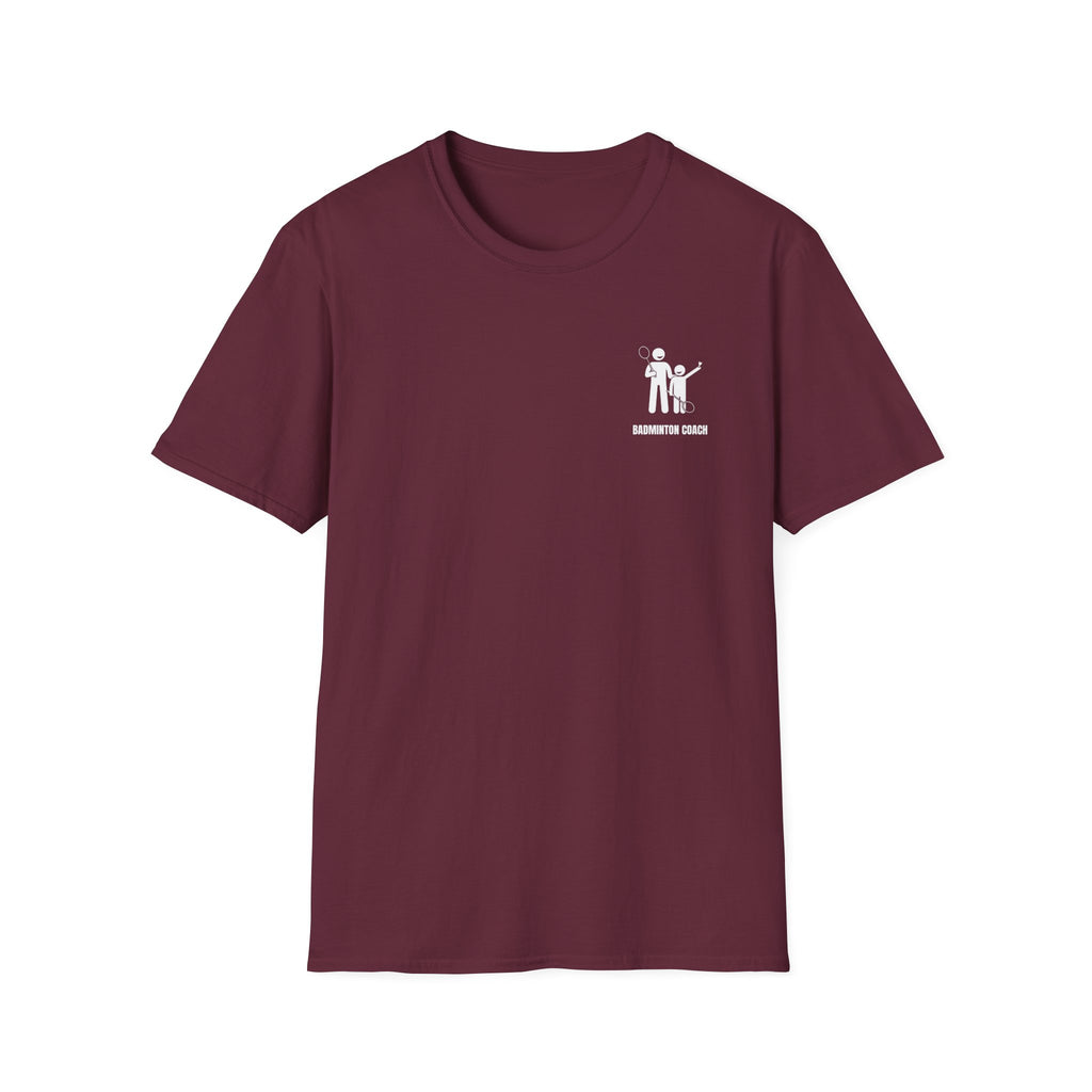 Badminton Coach (with student) T-shirt