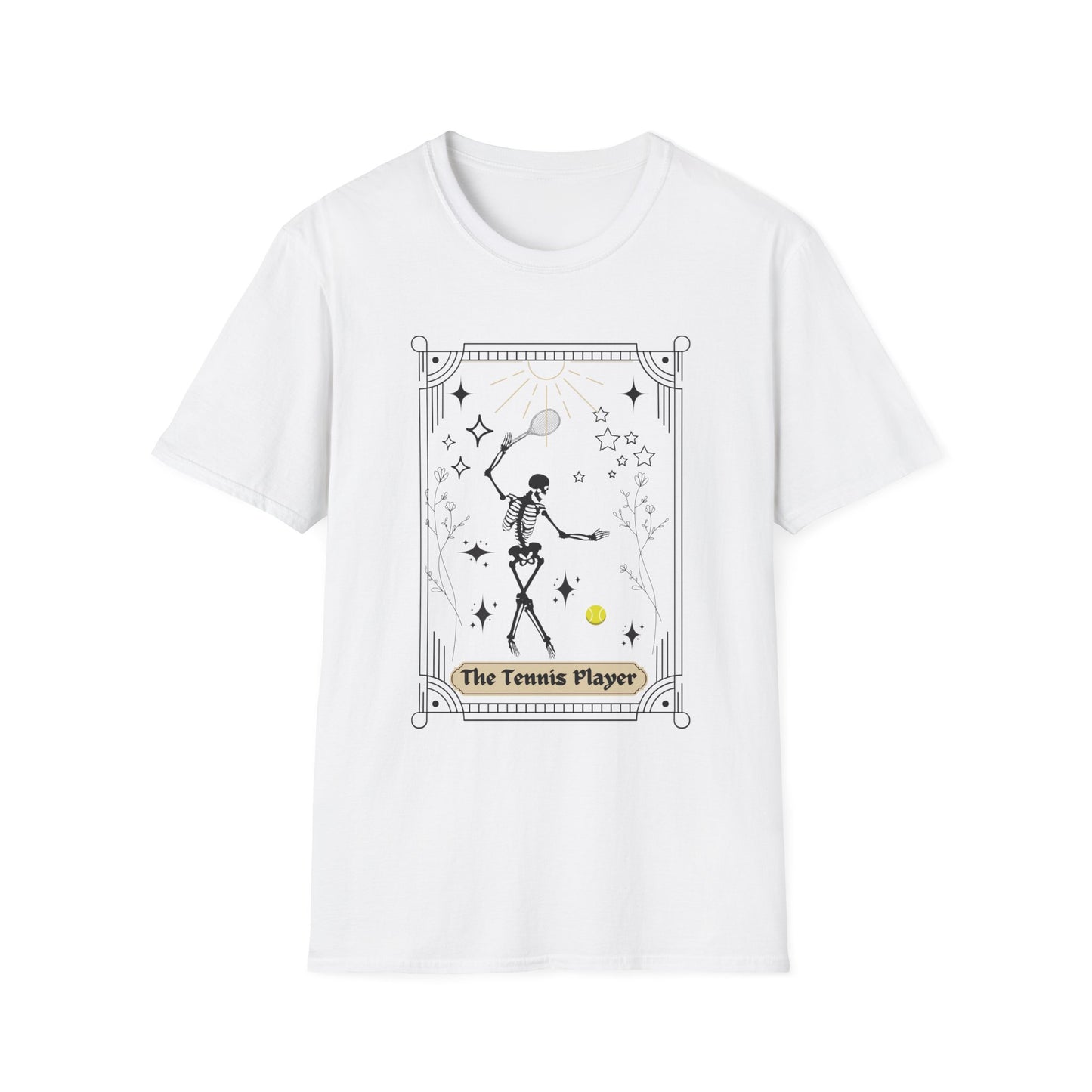 The Tennis Player Tarot Card T-Shirt