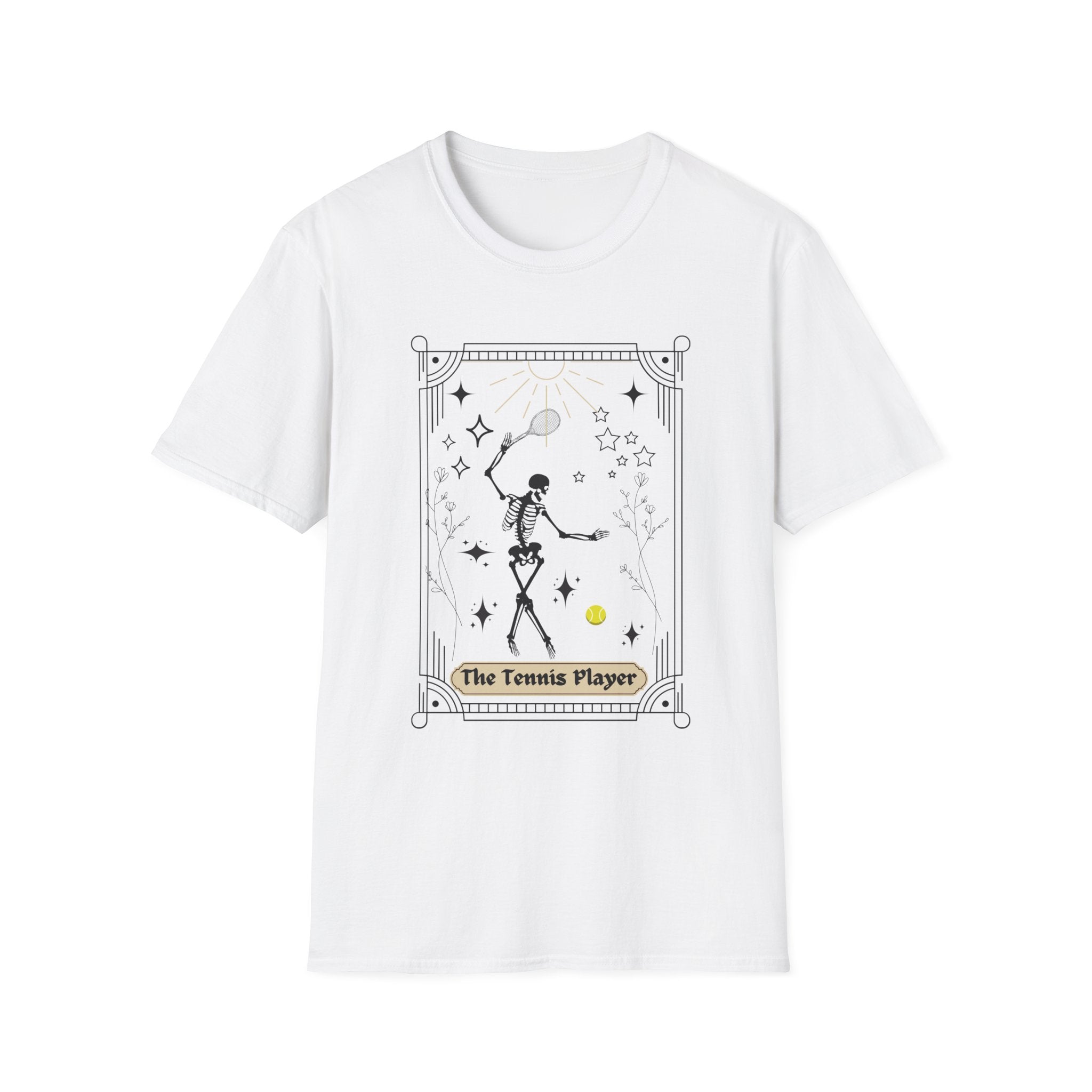 The Tennis Player Tarot Card T-Shirt