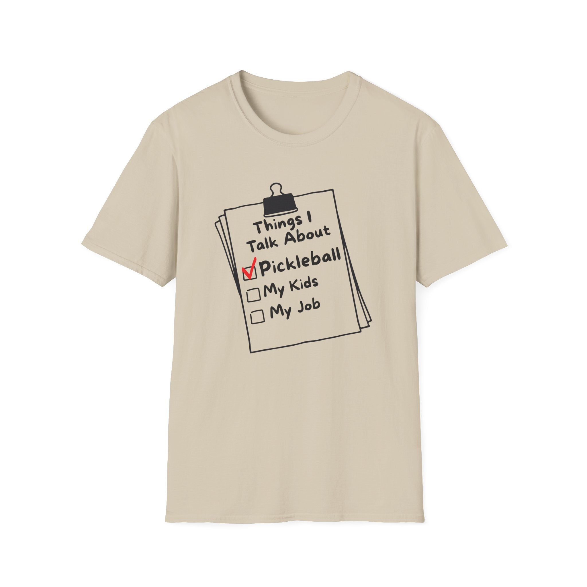 Things I Talk About: Pickleball T-Shirt