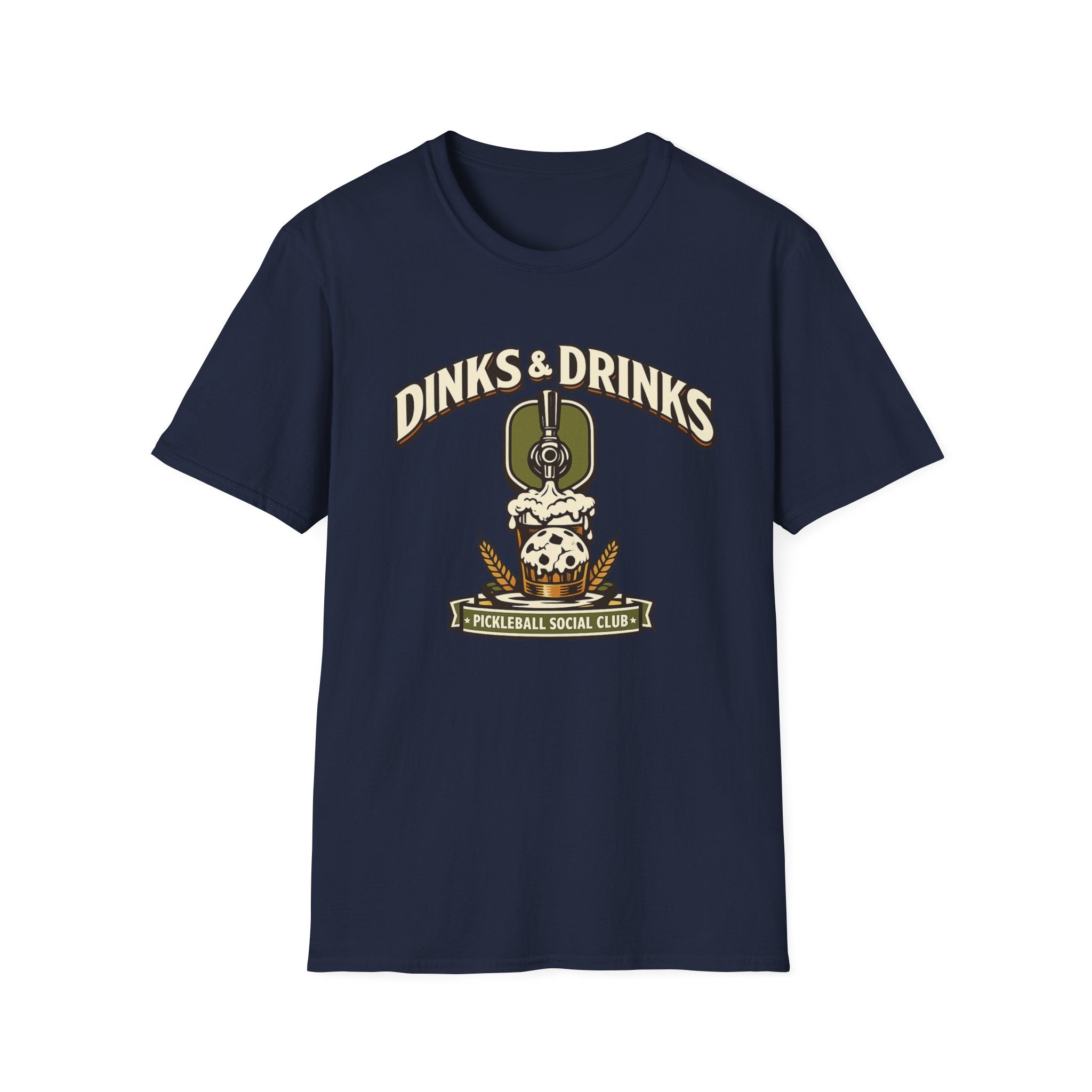 Dink & Drinks Pickleball Social Club T-Shirt