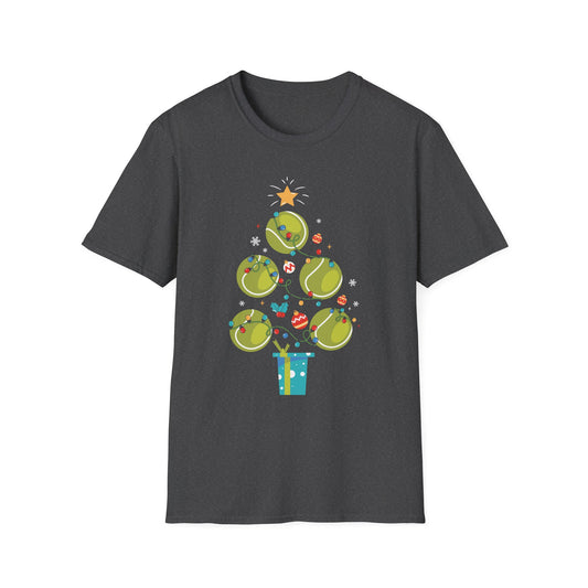 Tennis Ball Christmas Tree T-Shirt