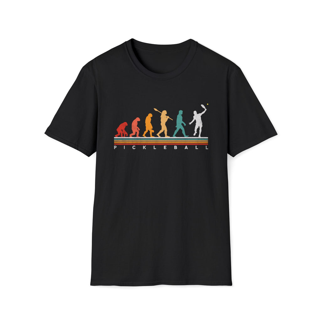 Evolution of a Pickleball Player T-Shirt