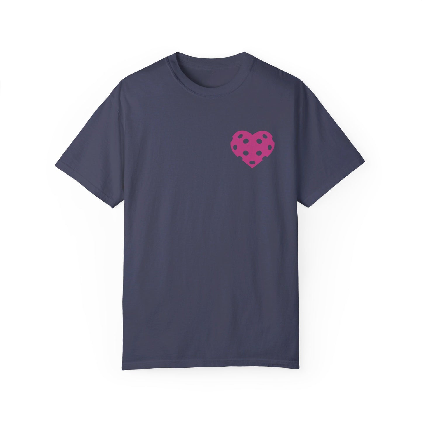 Pickleball Heart Comfort Color Tshirt