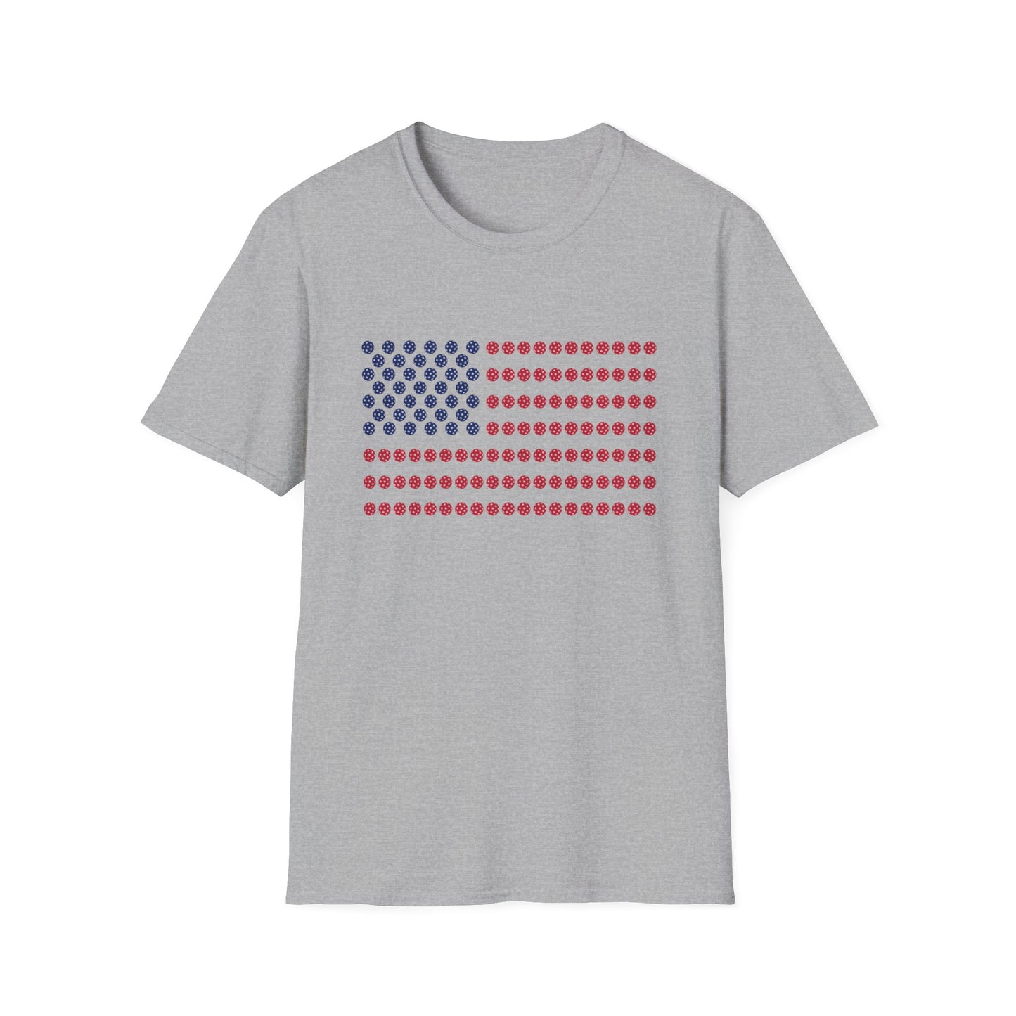American Flag Pickleball T-Shirt