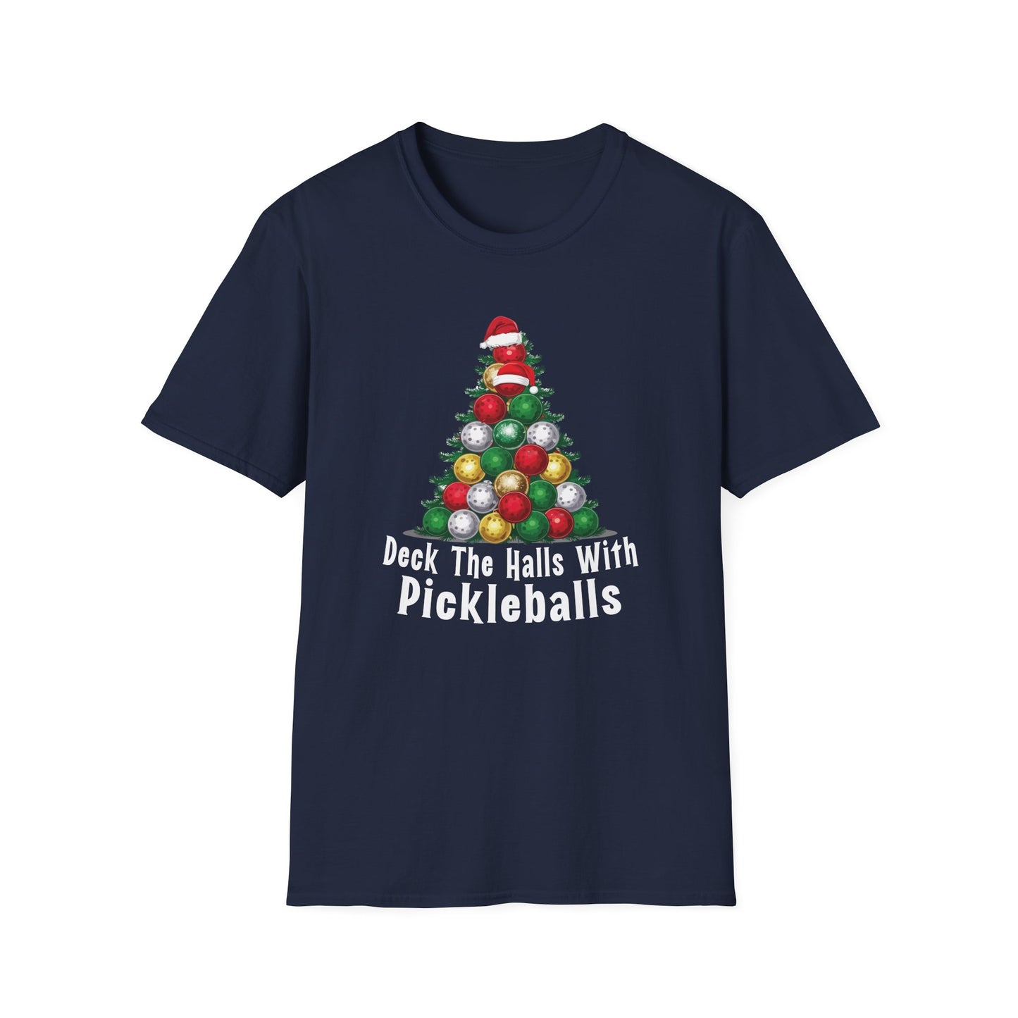 Deck the Halls With Pickleball T-Shirt