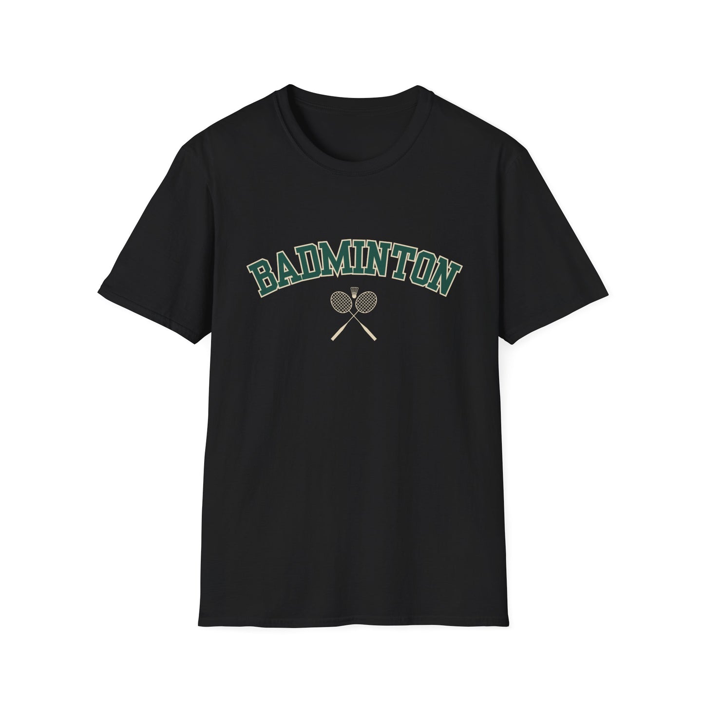 Badminton Varsity Style T-Shirt