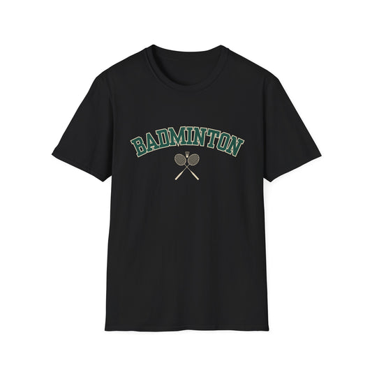 Badminton Varsity Style T-Shirt