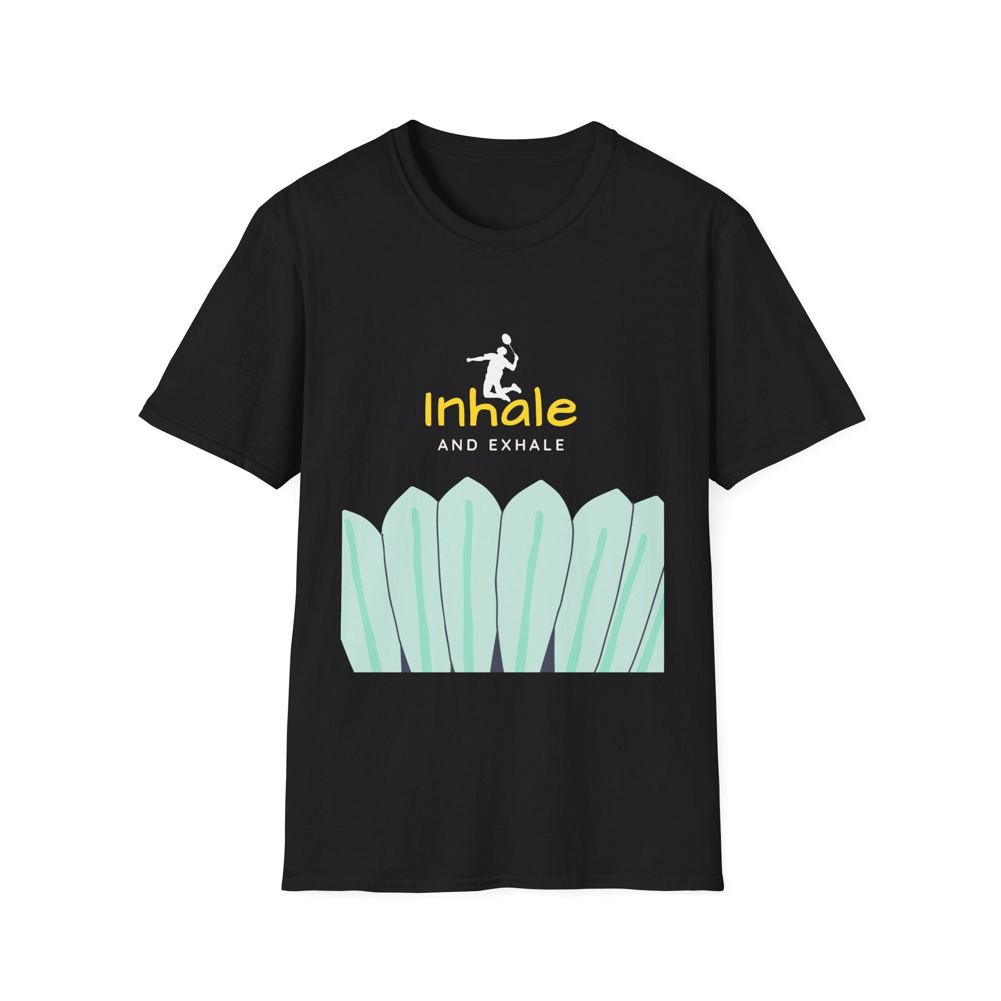 Inhale and Exhale Badminton T-Shirt