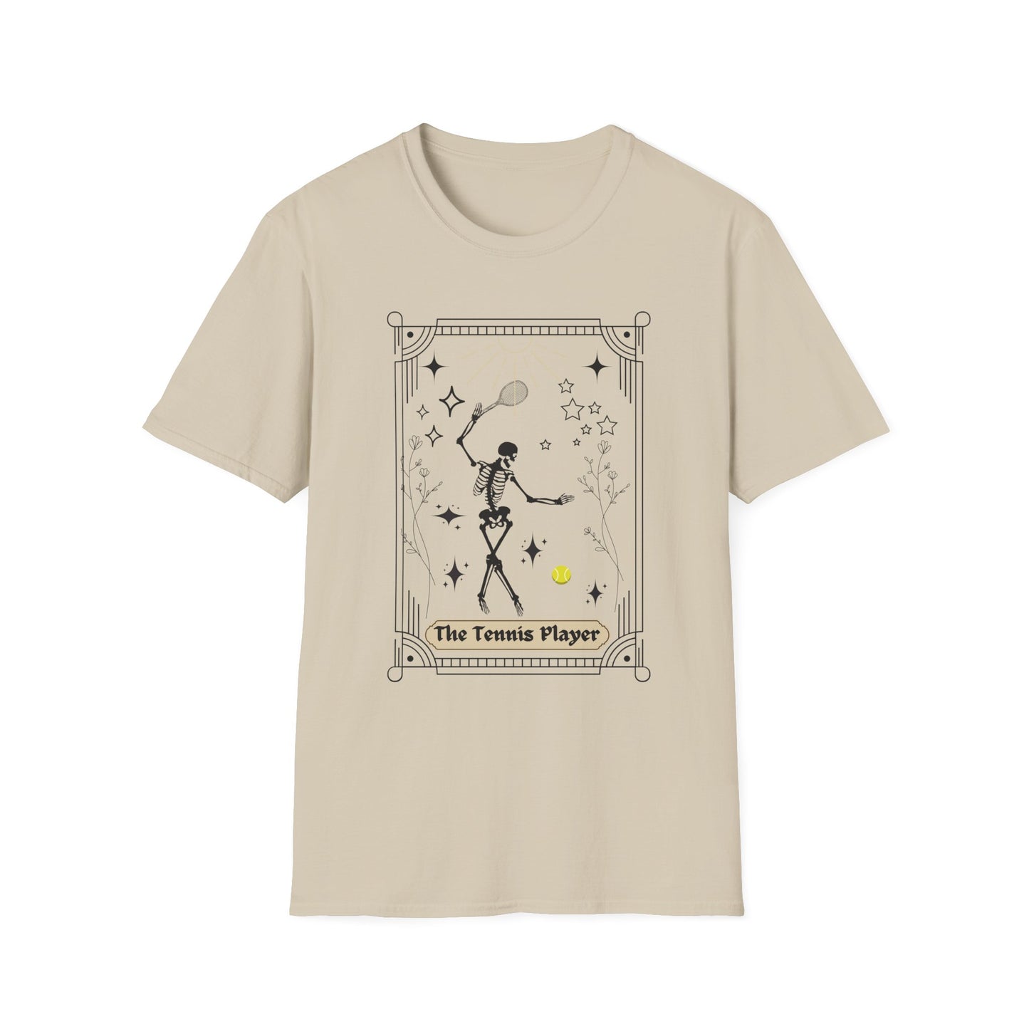 The Tennis Player Tarot Card T-Shirt