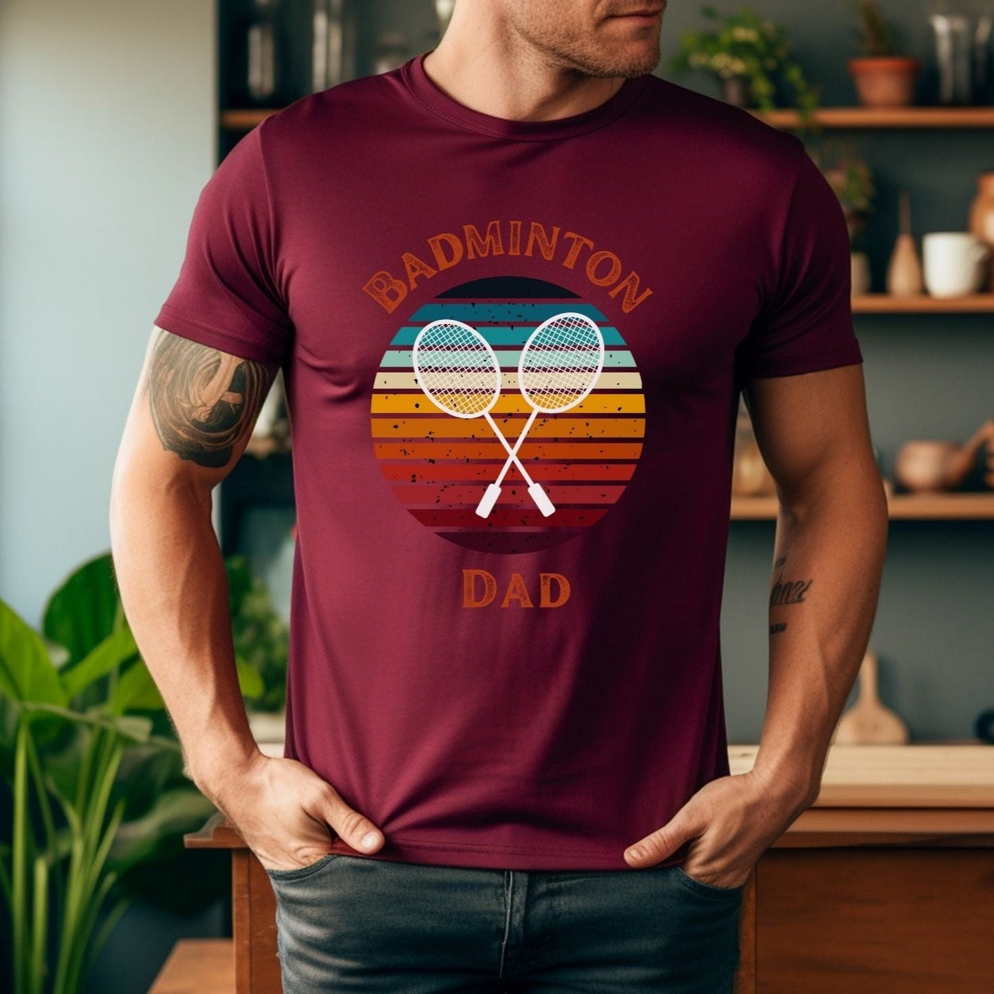 Badminton Dad tee 