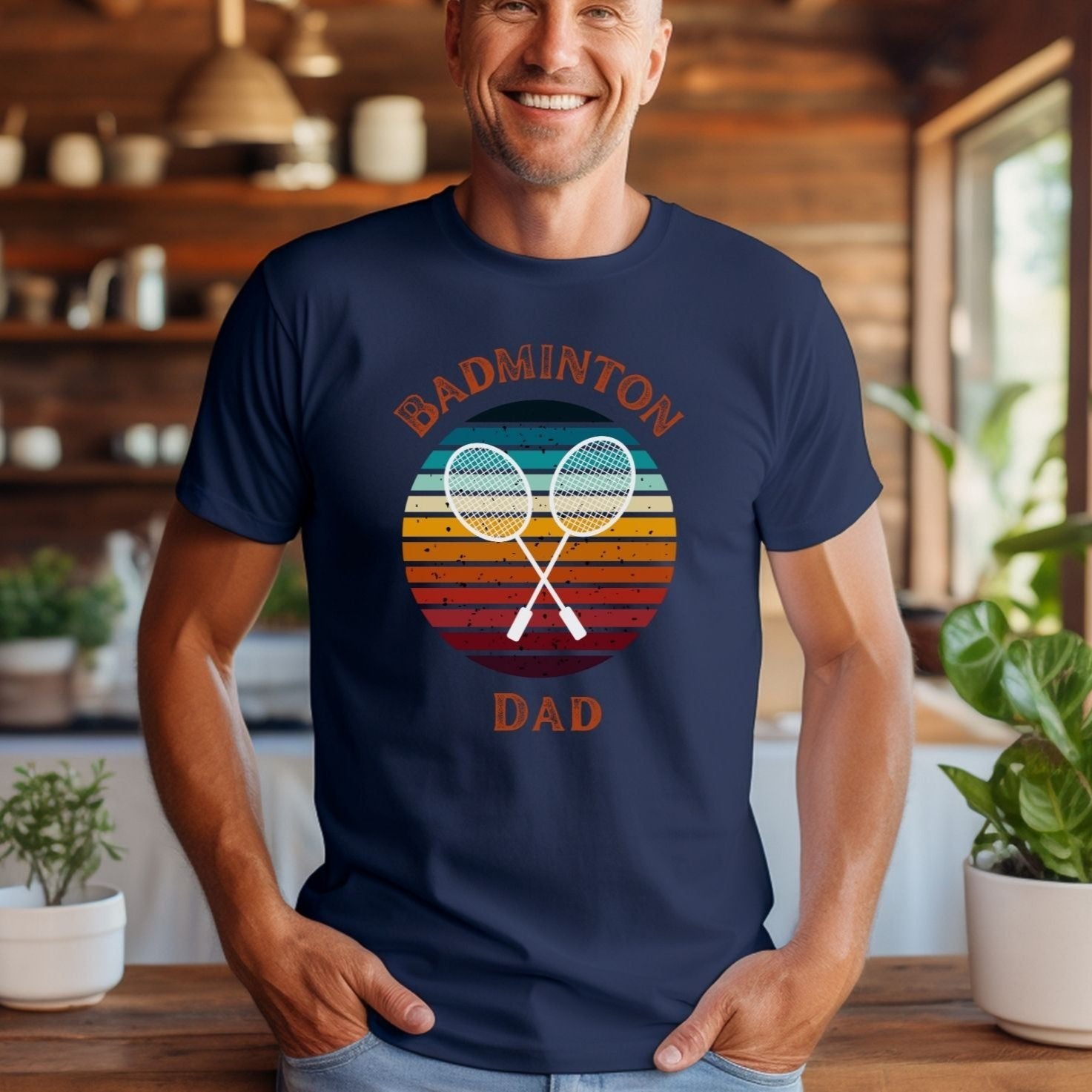 Badminton Dad tee 