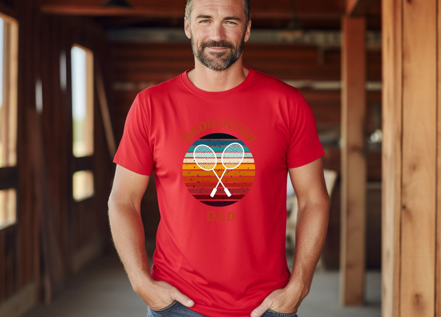 Badminton Dad tee 