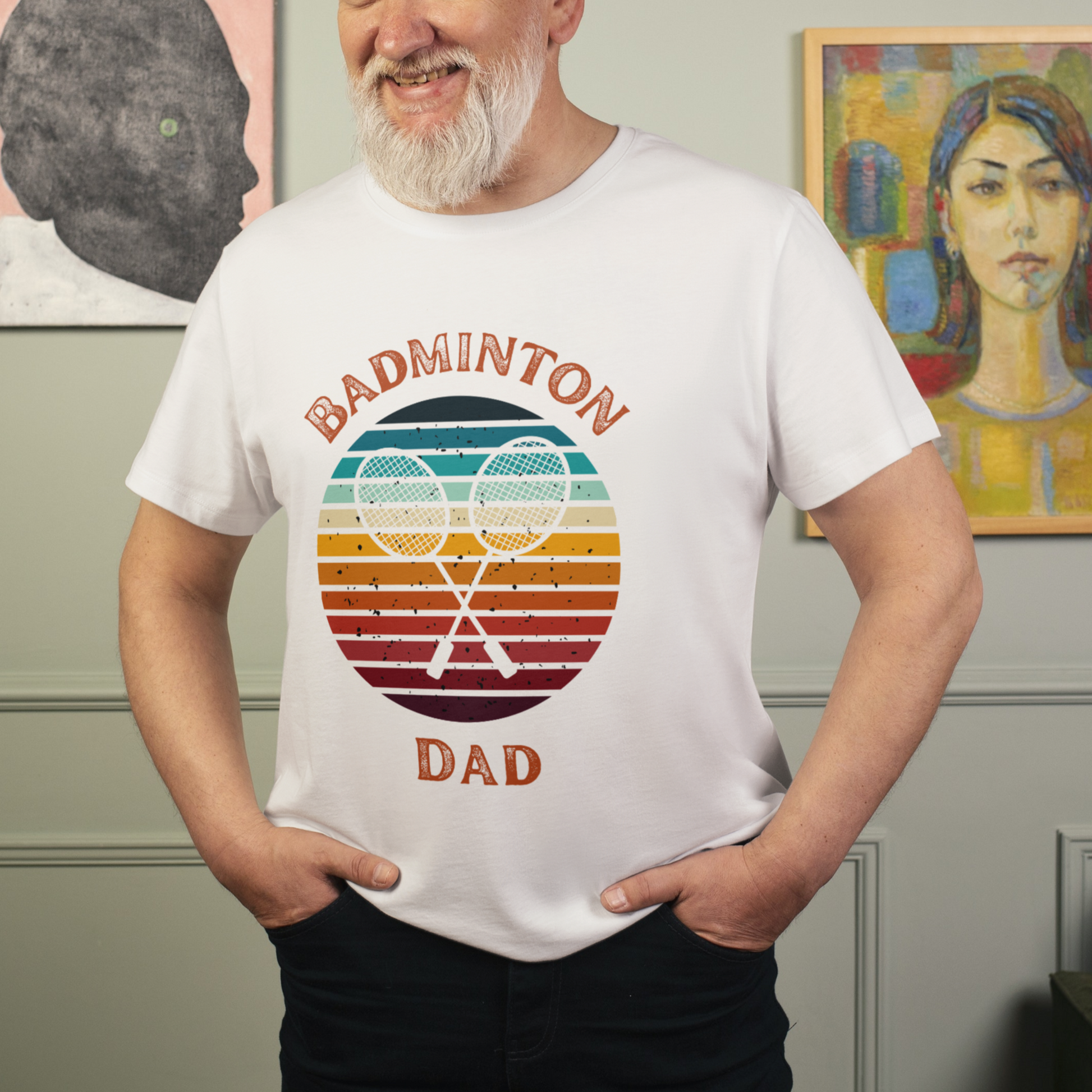 Badminton Dad tee 