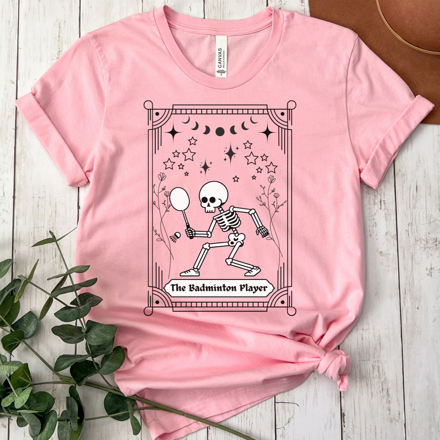 Badminton Player Tarot Card T-Shirt