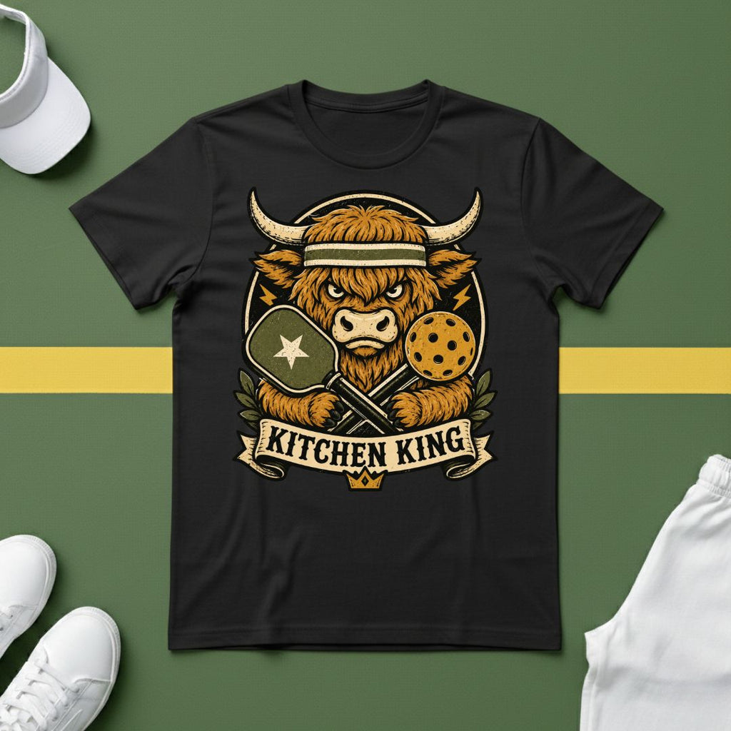 Highland Cow Kitchen King T-Shirt