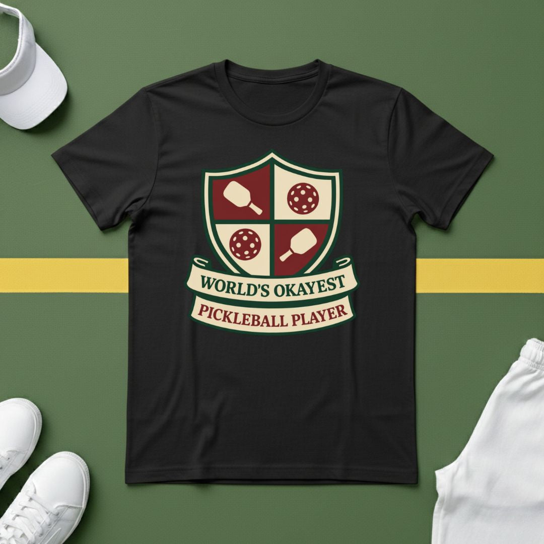 World's Okayest Pickleball Player T-Shirt