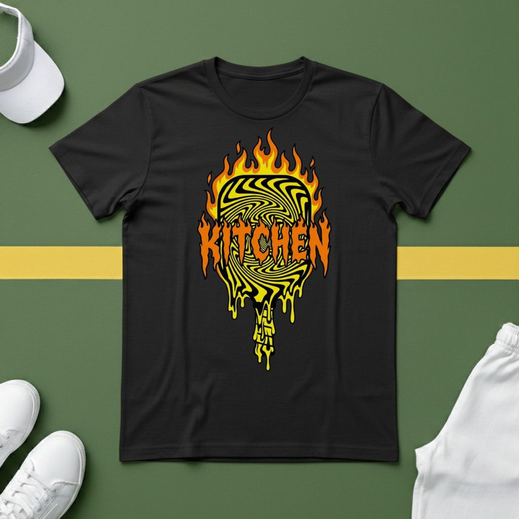 Fire Pickleball Paddle T-Shirt