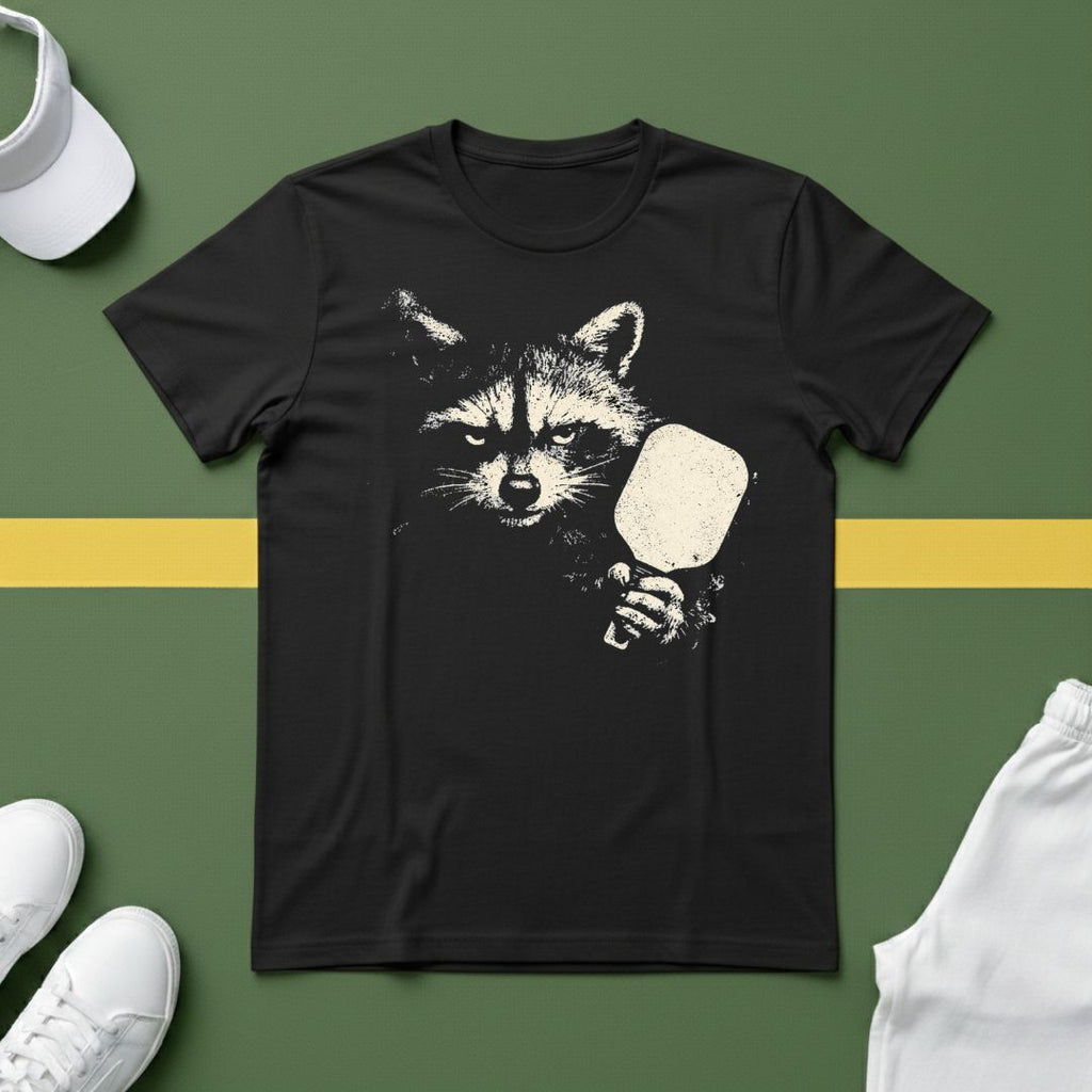 Dark Raccoon Pickleball T-Shirt