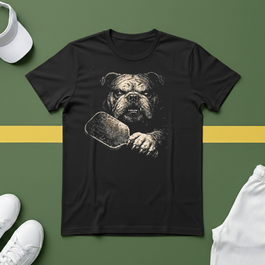 Dark Bulldog Pickleball T-Shirt
