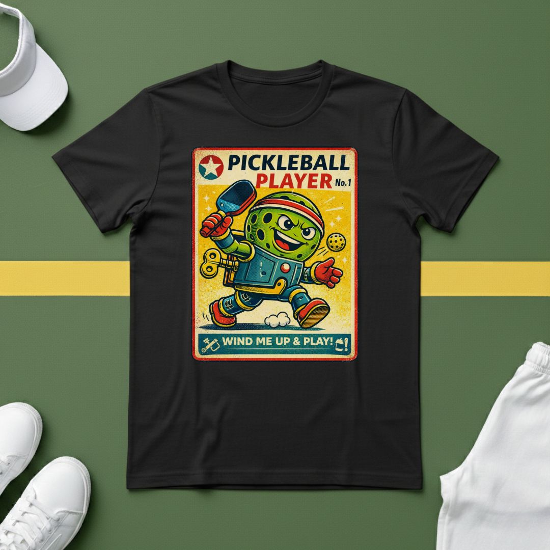 Pickleball Wind-Up Toy T-Shirt