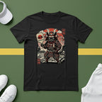 Samurai Pickleball Cat T-Shirt