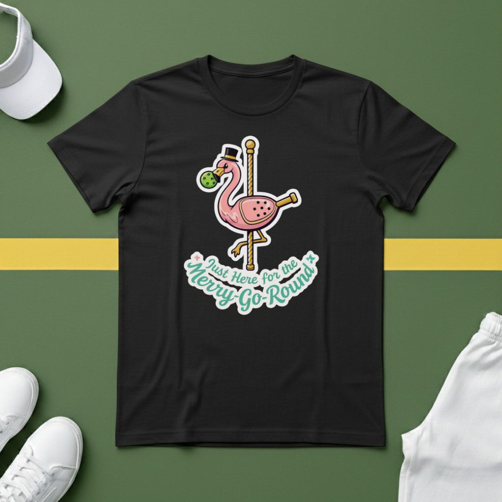 Pickleball Flamingo T-Shirt