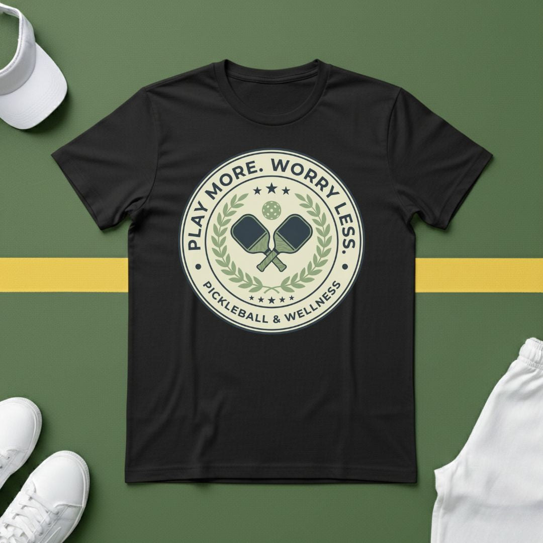Play More. Worry Less T-Shirt