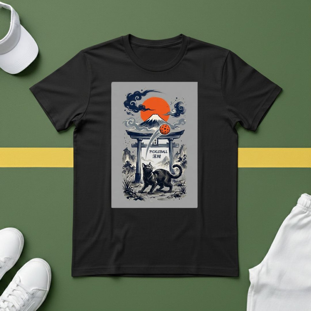 Fuji Pickleball Cat T-shirt