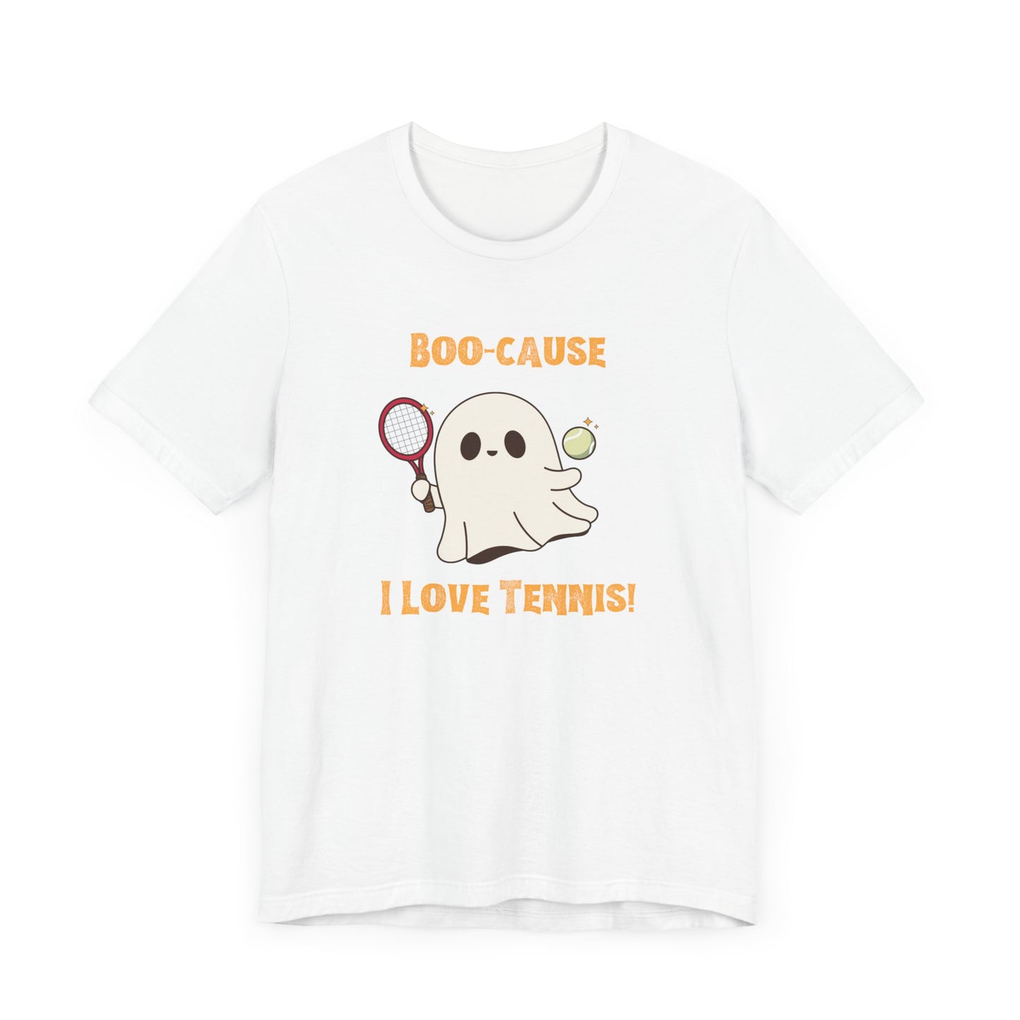 Boo Cause I Love Tennis Tee