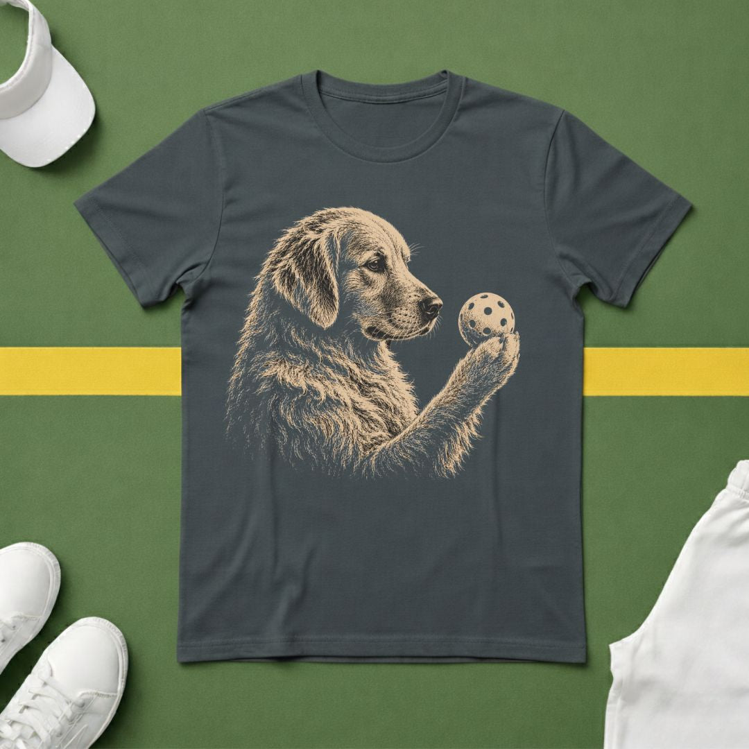 Golden Retriever Pickleball T-Shirt