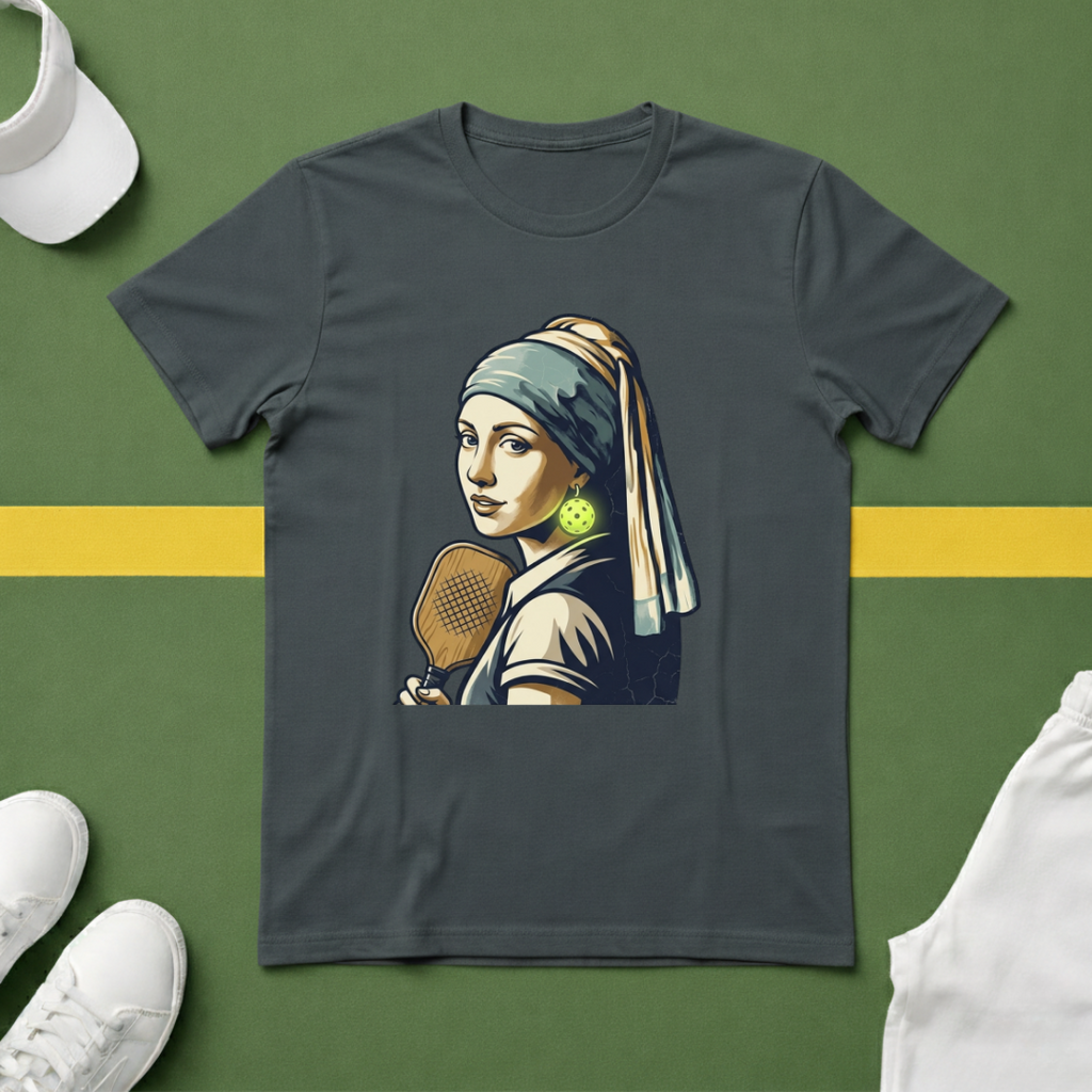 Girl with the Pickleball Earring T-Shirt