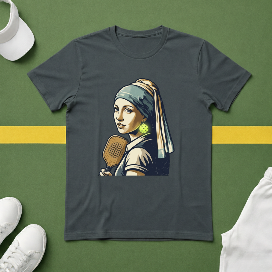 Girl with the Pickleball Earring T-Shirt