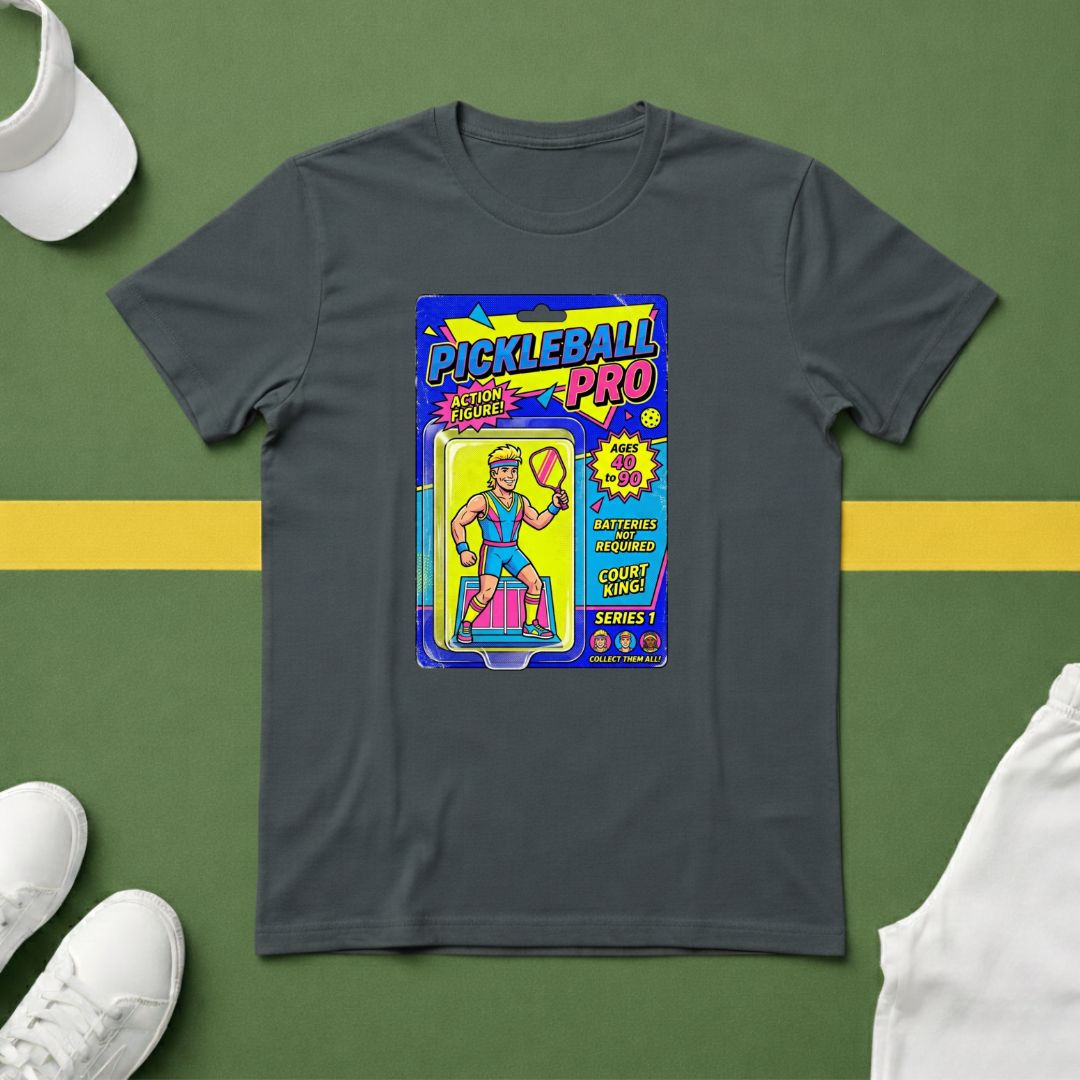 Pickleball Action Figure T-Shirt