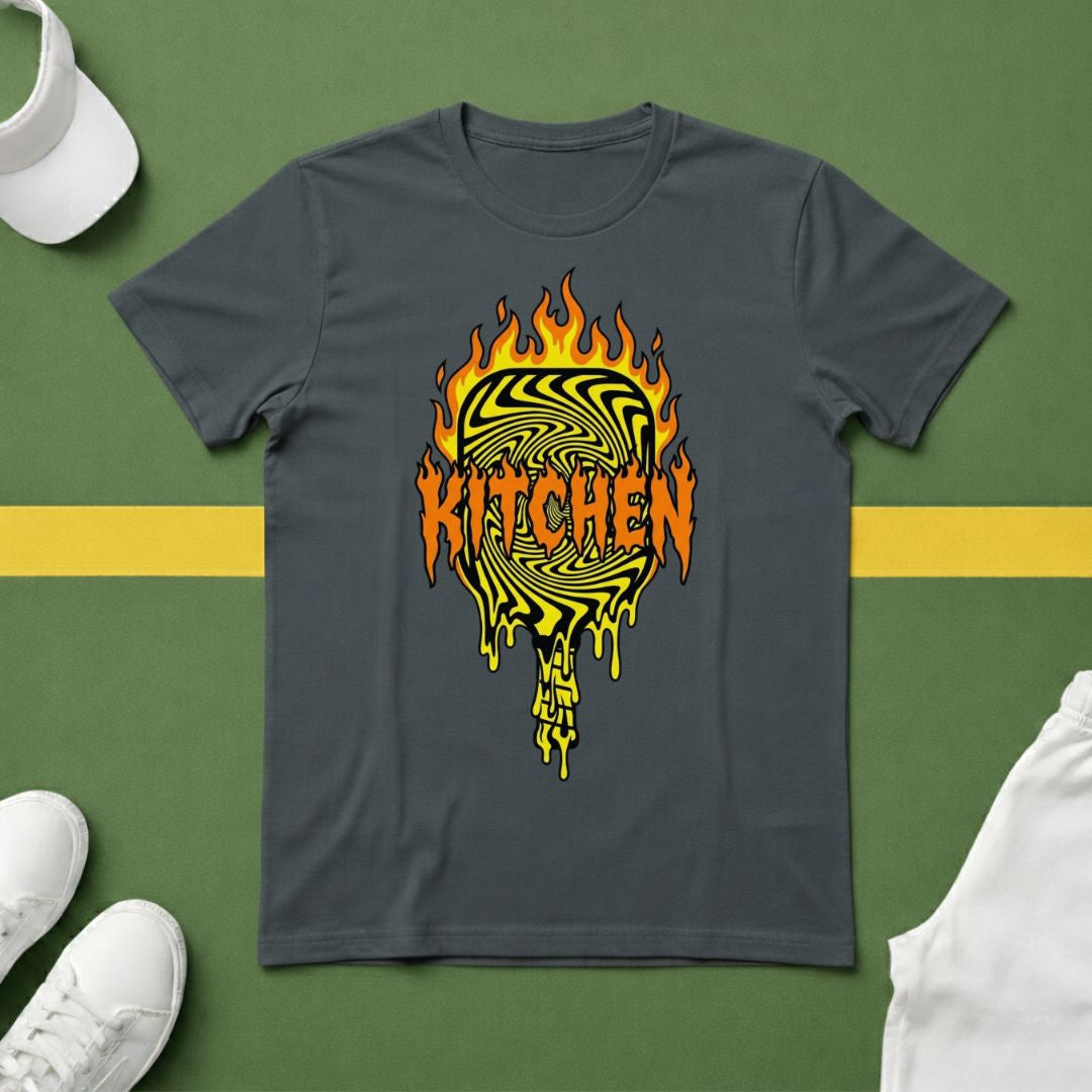 Fire Pickleball Paddle T-Shirt