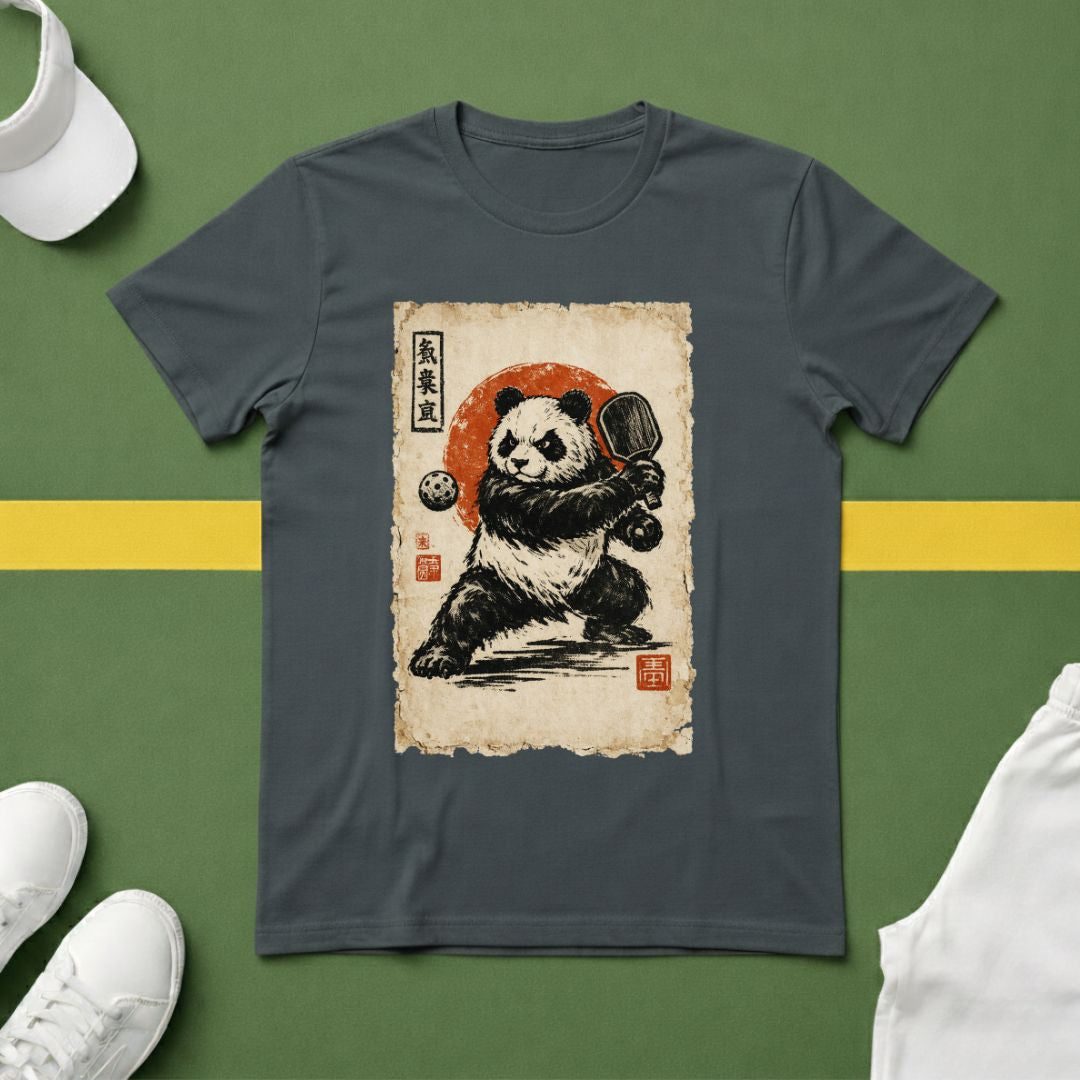 Japanese Panda Pickleball T-Shirt