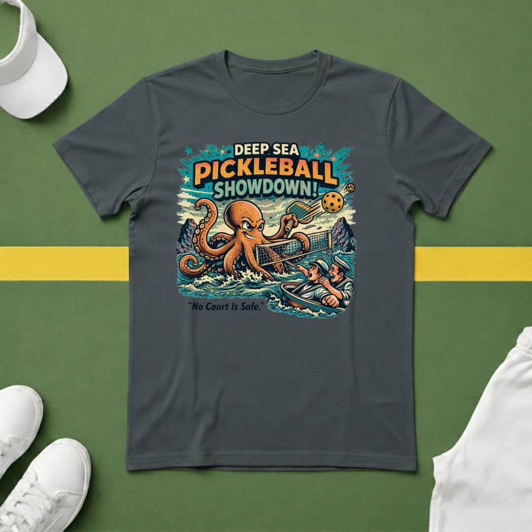 Deep Sea Pickleball Showdown T-Shirt