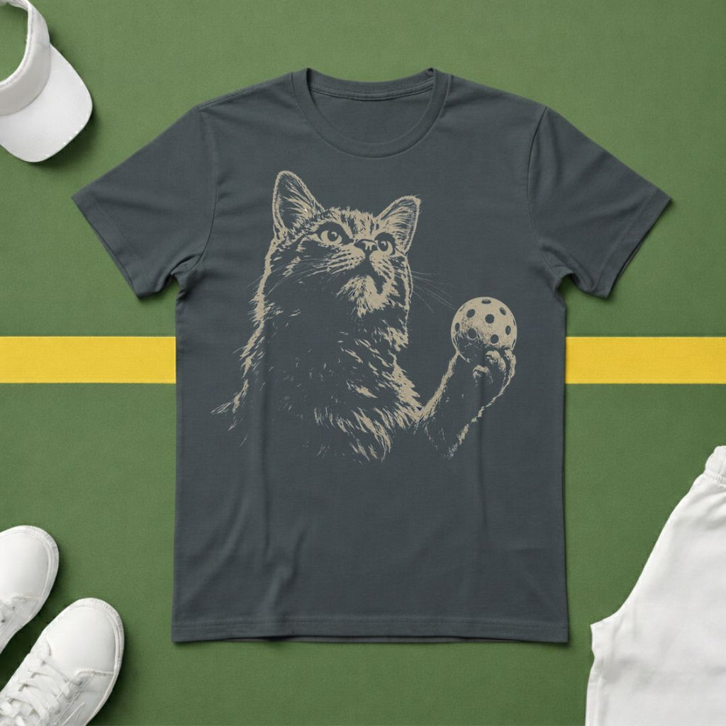 Cat Pickleball T-Shirt