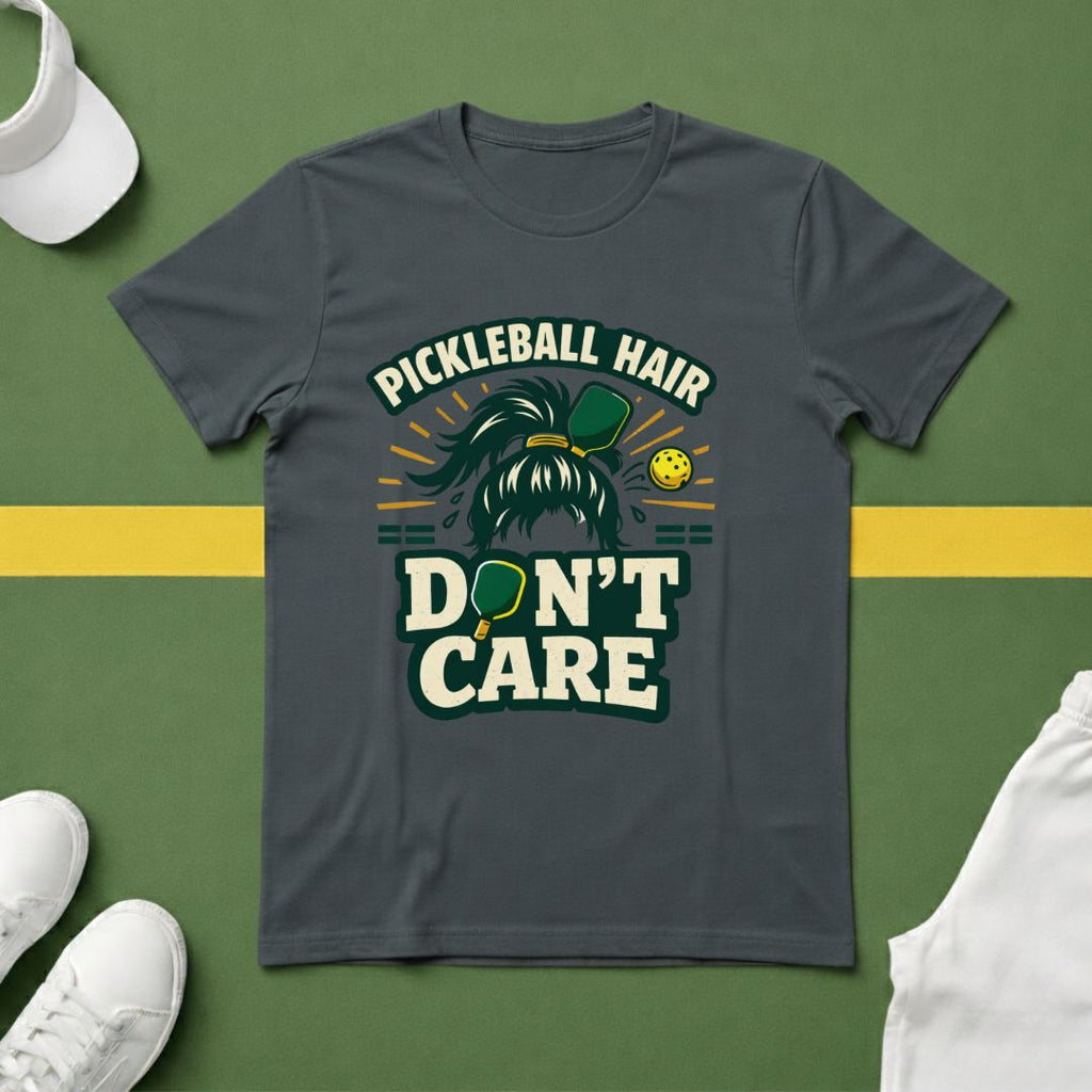 Pickleball Hair, Don't Care T-Shirt