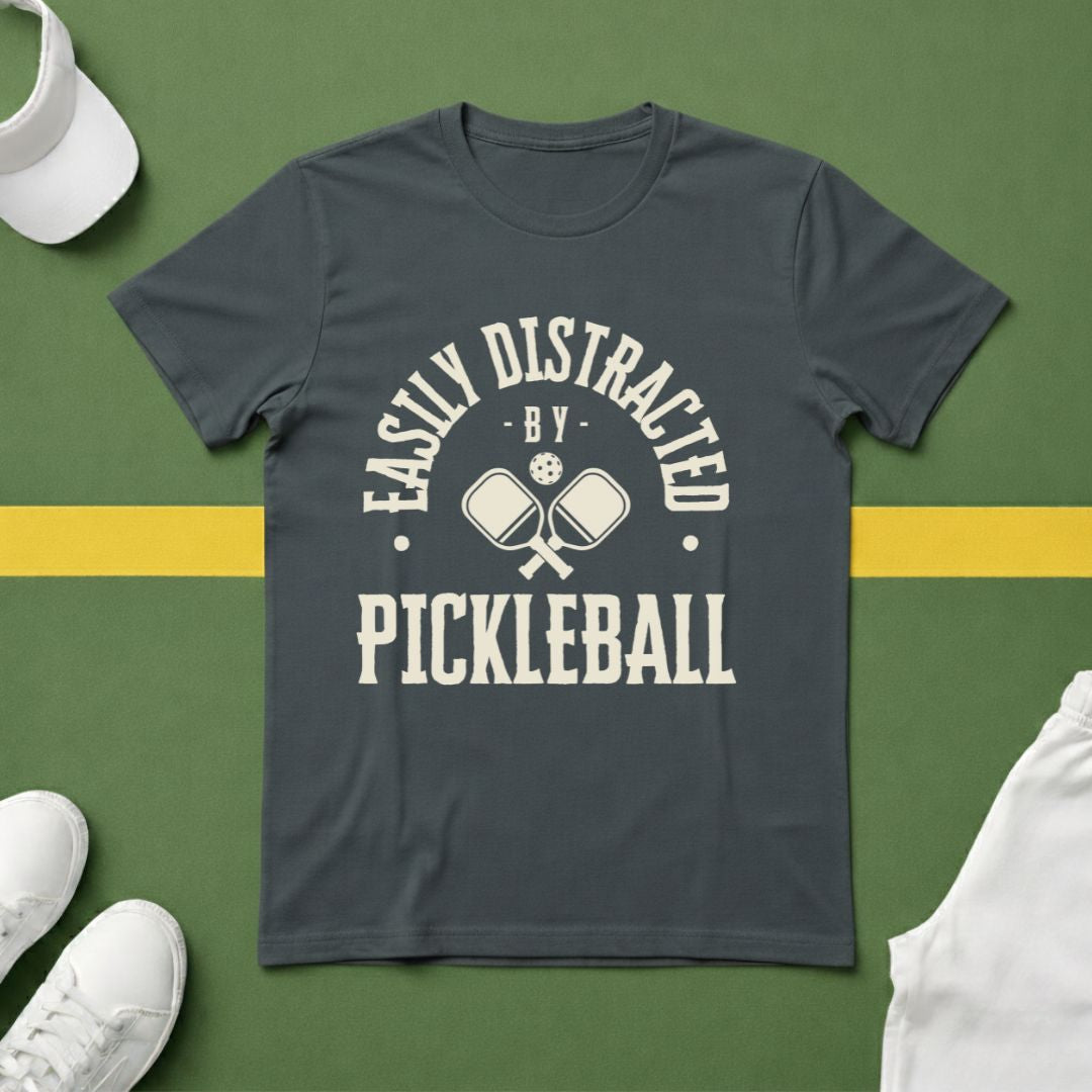 Easily Distracted by Pickleball T-Shirt
