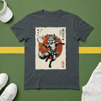 Pickleball Fox Vintage Poster T-Shirt