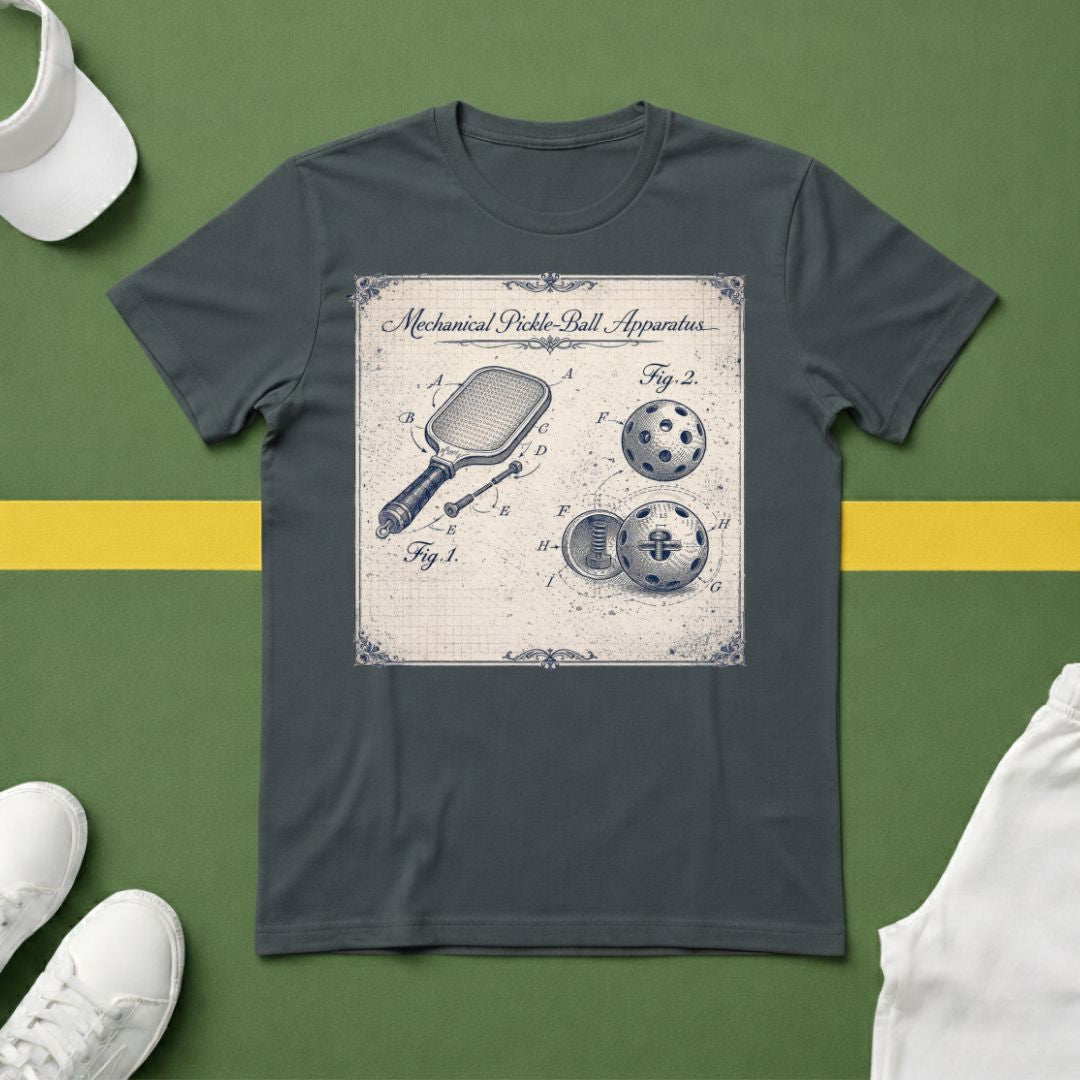 Pickleball Mechanical Apparatus T-Shirt
